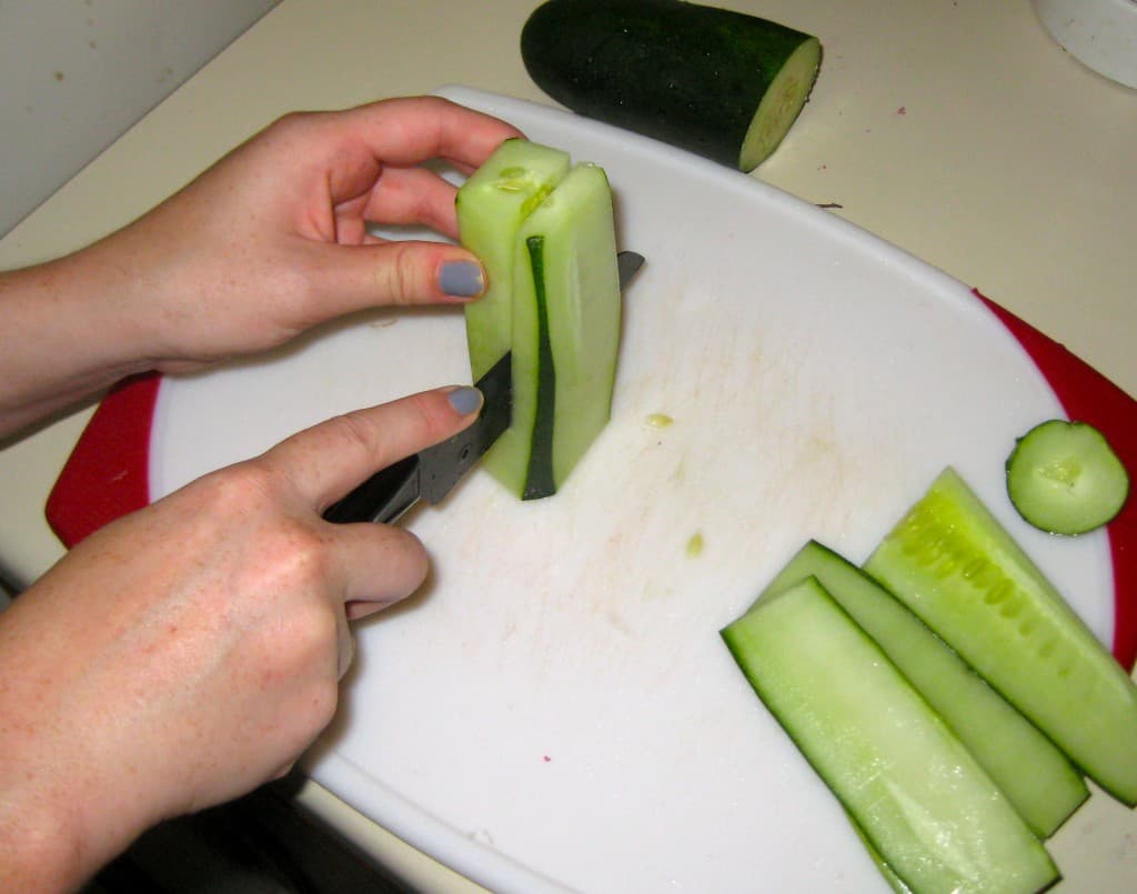 How to Dice a Cucumber