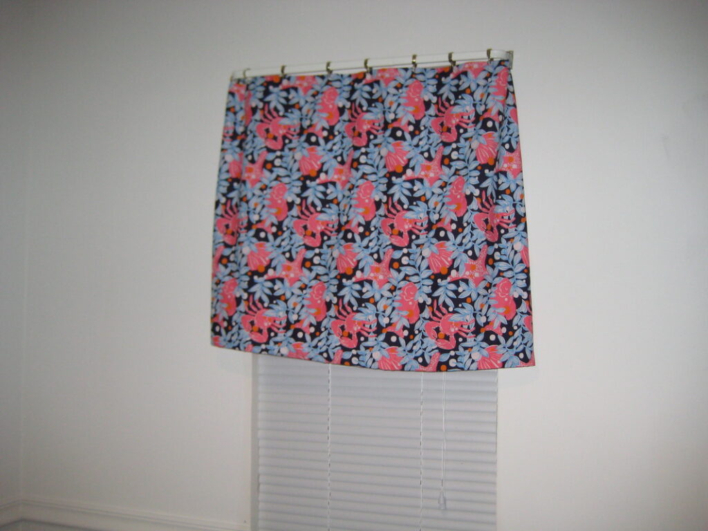 no sew curtain lilly pulitzer