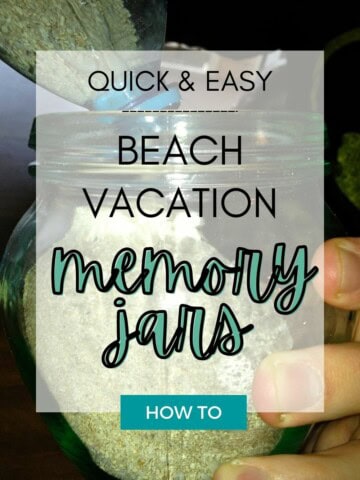 beach vacation memory jars