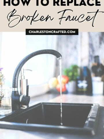 how to replace a broken faucet