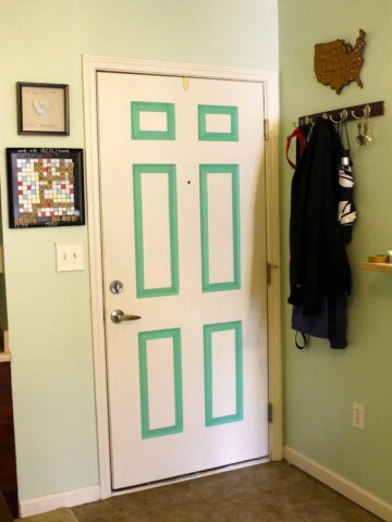 Update Your Front Door... With Masking Tape!