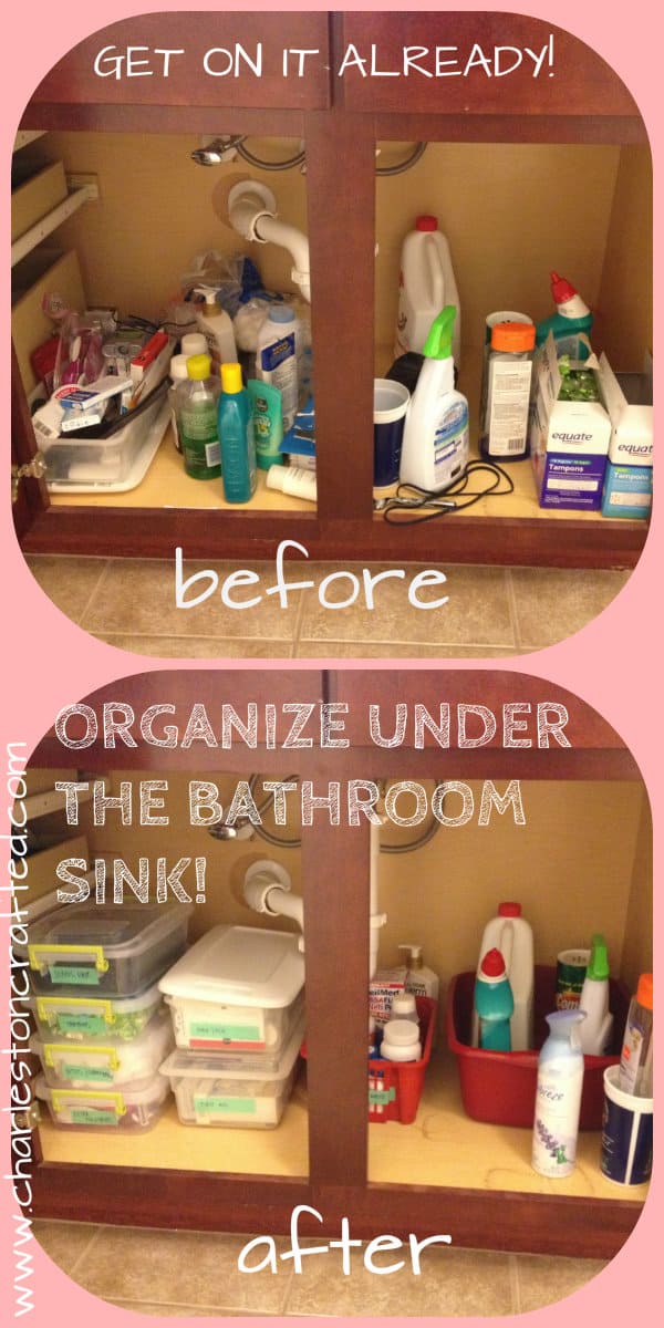 How to Organize Under a Bathroom Sink