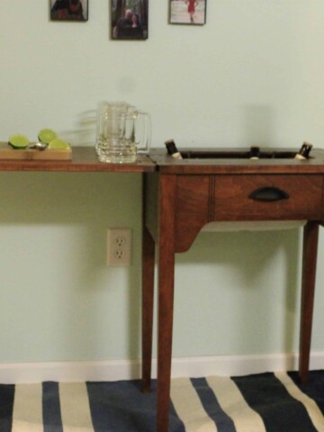 Sewing Table into Bar Table - Charleston Crafted