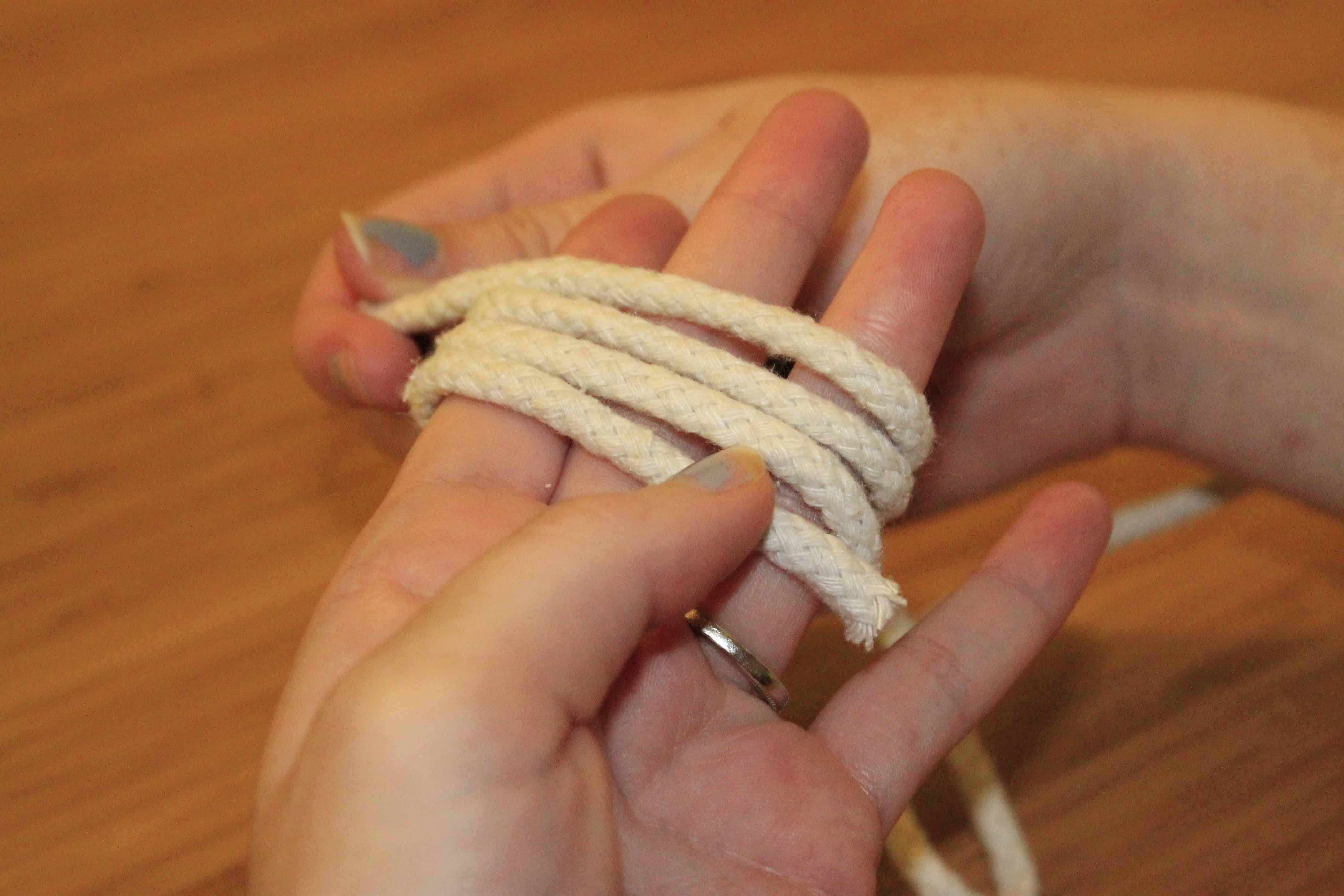 3.5 - 4 Monkey Fist Knot Ball w/ Hanger Loop - Handmade Jute Rope Sailor  Knot - Blue, Natural Tan, White, Gray - Nautical Decor For Bowls