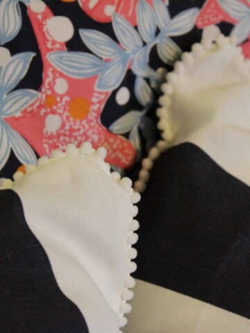 Sewing 101: Envelope Style Pillow Covers with Piping or Pom Pom Trim - Charleston Crafted