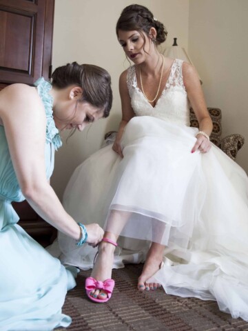 Getting Dressed for the Wedding - Charleston Crafted