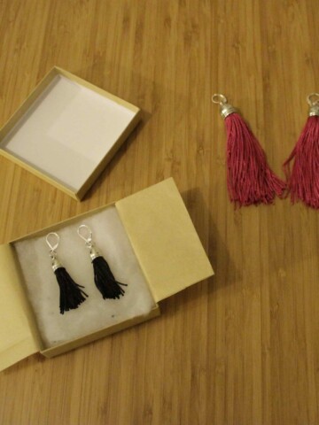 A Simple Homemade Gift Idea: DIY Tassel Earrings - Charleston Crafted