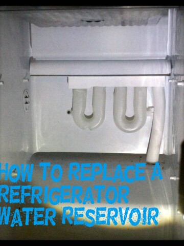 How To Replace A Refrigerator Water Reservoir - Charleston Crafted