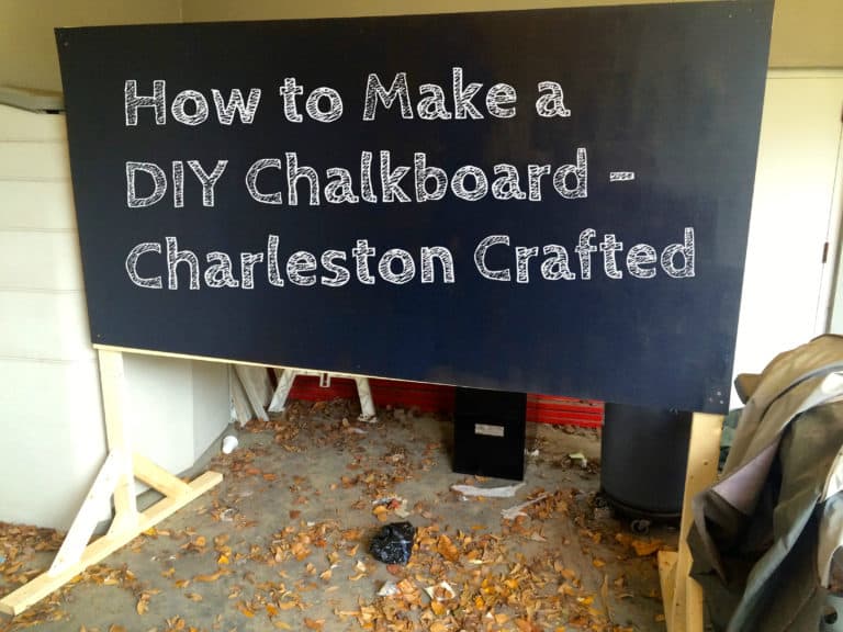 How to Make an Oversized DIY Chalkboard