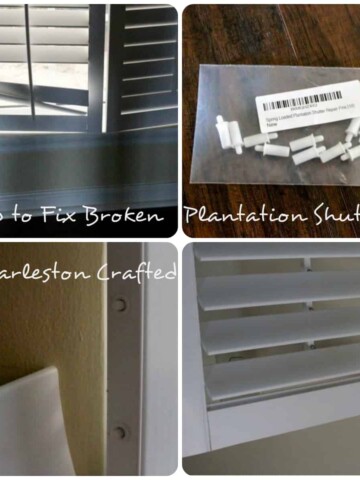 How to Repair Broken Plantation Shutters - Charleston Crafted