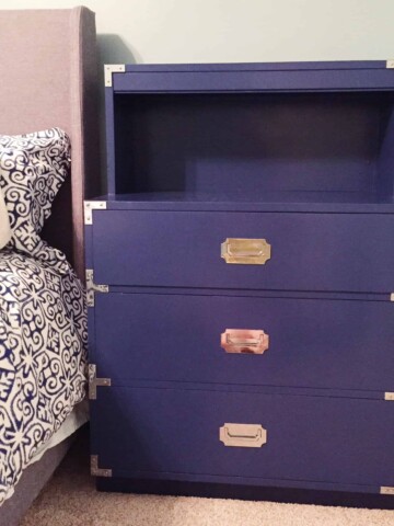 A Campaign Dresser and Side Table Makeover - Charleston Crafted