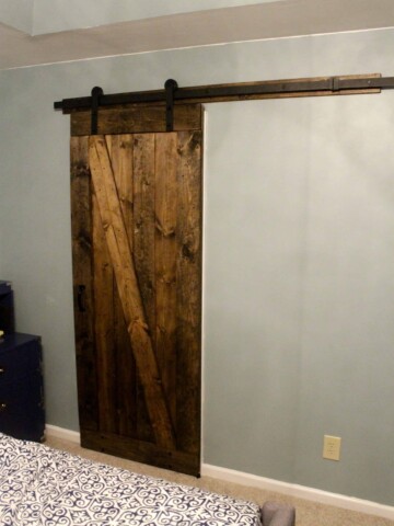 How to Mount a Barn Door - Charleston Crafted