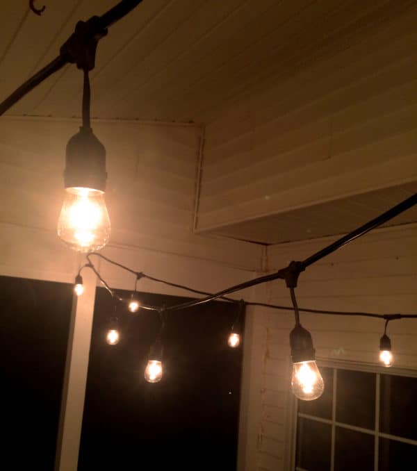 The Easiest Way To Hang String Lights On A Screened Porch   IMG 5709 600x678 