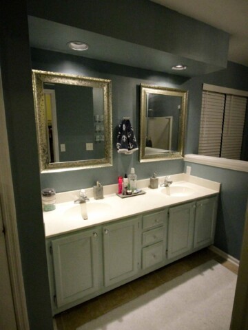 Master Bathroom Mini Makeover After & Budget Breakdown - Charleston Crafted