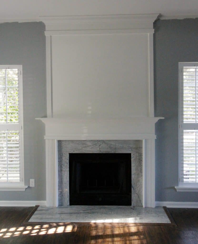 How to use moulding to extend your fireplace