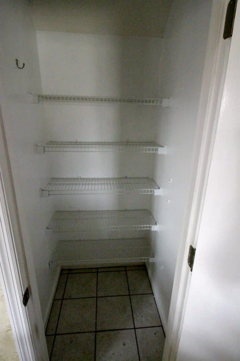 Our Complete Pantry Remodel - How to build pantry shelves