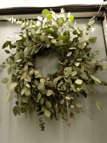 DIY Eucalyptus Wreath Under $20 - Charleston Crafted