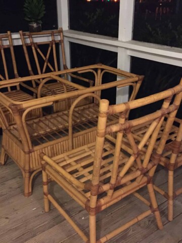 I Found Bamboo Furniture on the Side of the Road - Charleston Crafted