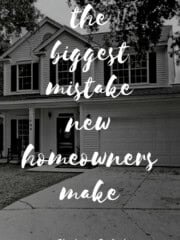 the biggest mistake new homeowners make - charleston crafted