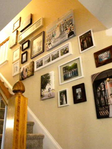 A Staircase Gallery Wall - Charleston Crafted