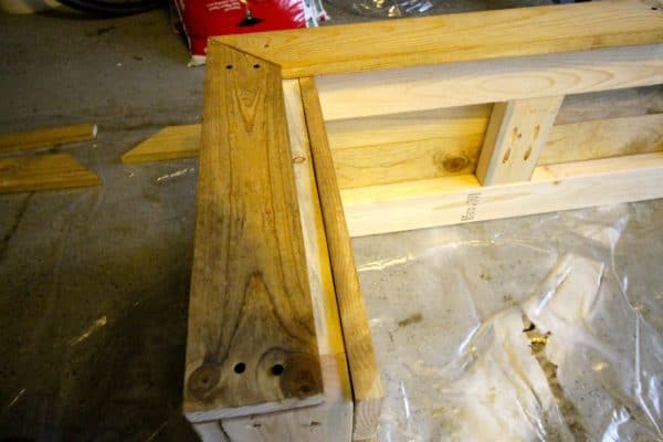 DIY Knock Off Faux Reclaimed Wood Emmerson West Elm Benches