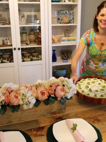 A Pink & Green Floral Spring Tablescape - Charleston Crafted