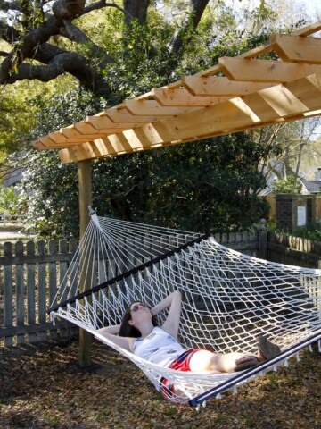 DIY Wooden Hammock Stand - Charleston Crafted