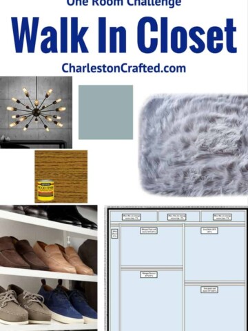 One Room Challenge Week 1: Master Closet Design Plan - Charleston Crafted