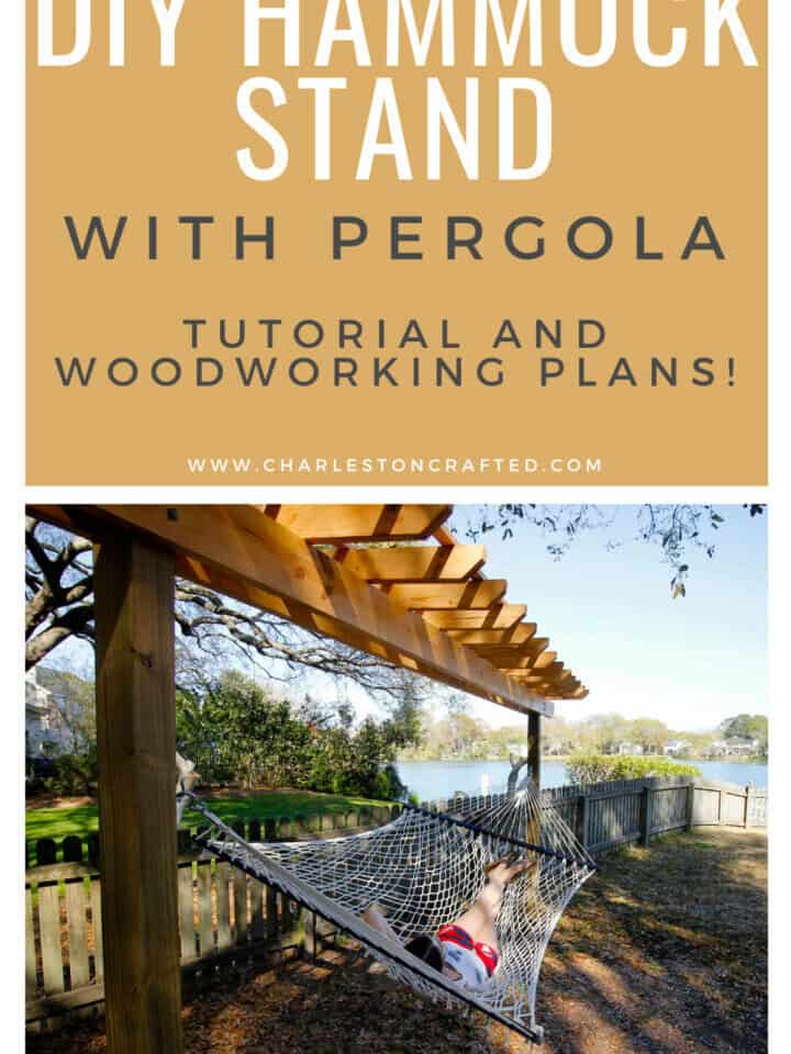 DIY Hammock Stand Plans - Charleston Crafted