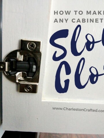 How to Make ANY Cabinet or Drawer Slow Close - Charleston Crafted