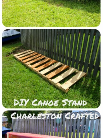 DIY Canoe Stand - Charleston Crafted