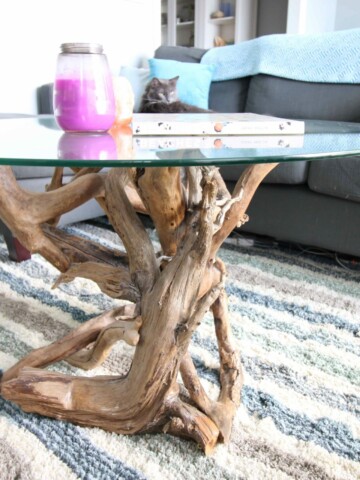 DIY Driftwood Coffee Table - Charleston Crafted