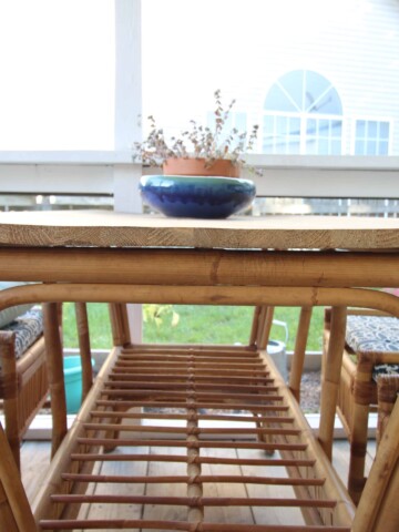 Can you use a wooden table top outside? via Charleston Crafted