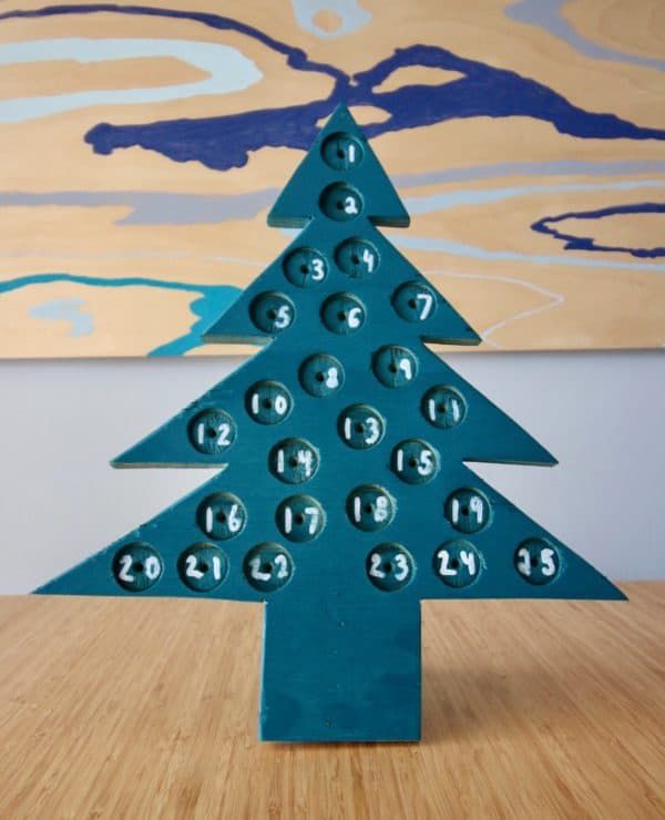 DIY Wooden Adult Advent Calendar