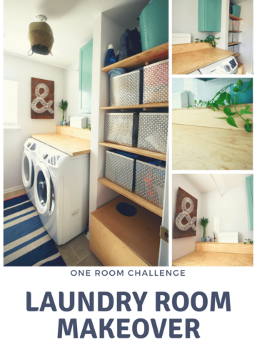 ORC: Laundry Room Makeover Reveal via Charleston Crafted