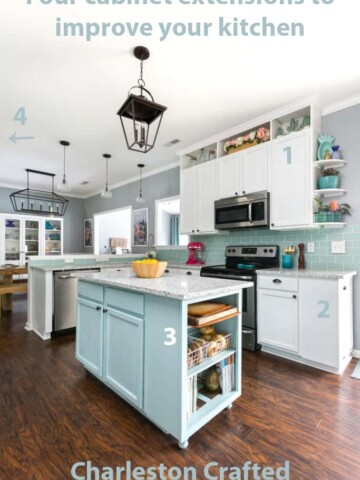 Four cabinet extensions to improve your kitchen - Charleston Crafted