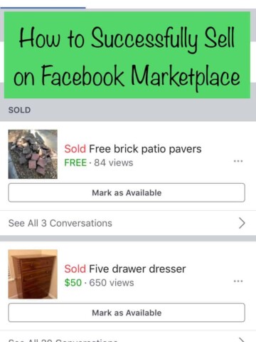 How to Successfully Sell on Facebook Marketplace - Charleston Crafted