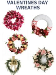 amazon valentines day wreaths via Charleston Crafted.com