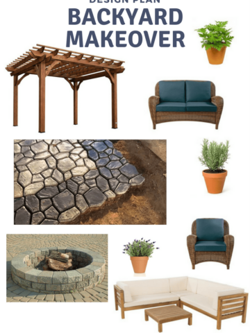 Our New Patio Design Plan via Charleston Crafted