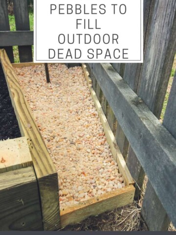 Using Pebbles to Fill Outdoor Dead Space