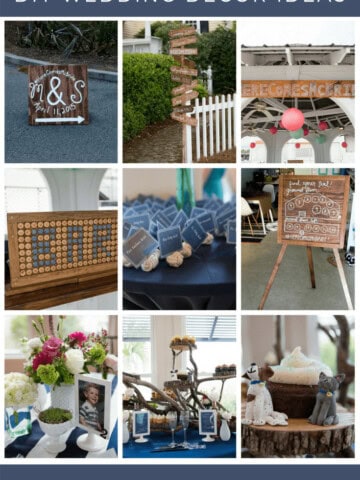 9 DIY Wedding Decor Ideas via Charleston Crafted