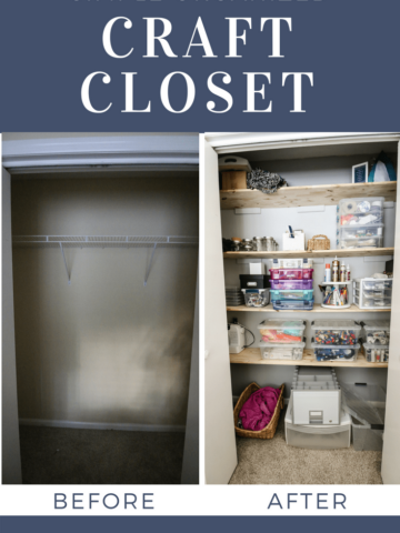 Creating a Craft Supply Closet via Charleston Crafted