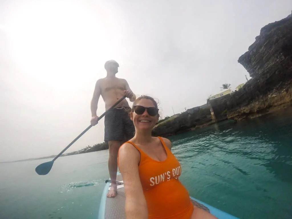 Paddleboarding in Bermuda