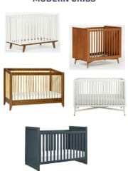 Modern Crib Inspiration via Charleston Crtafted