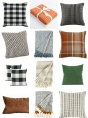 Cozy Pillow + Blanket Combinations for Fall