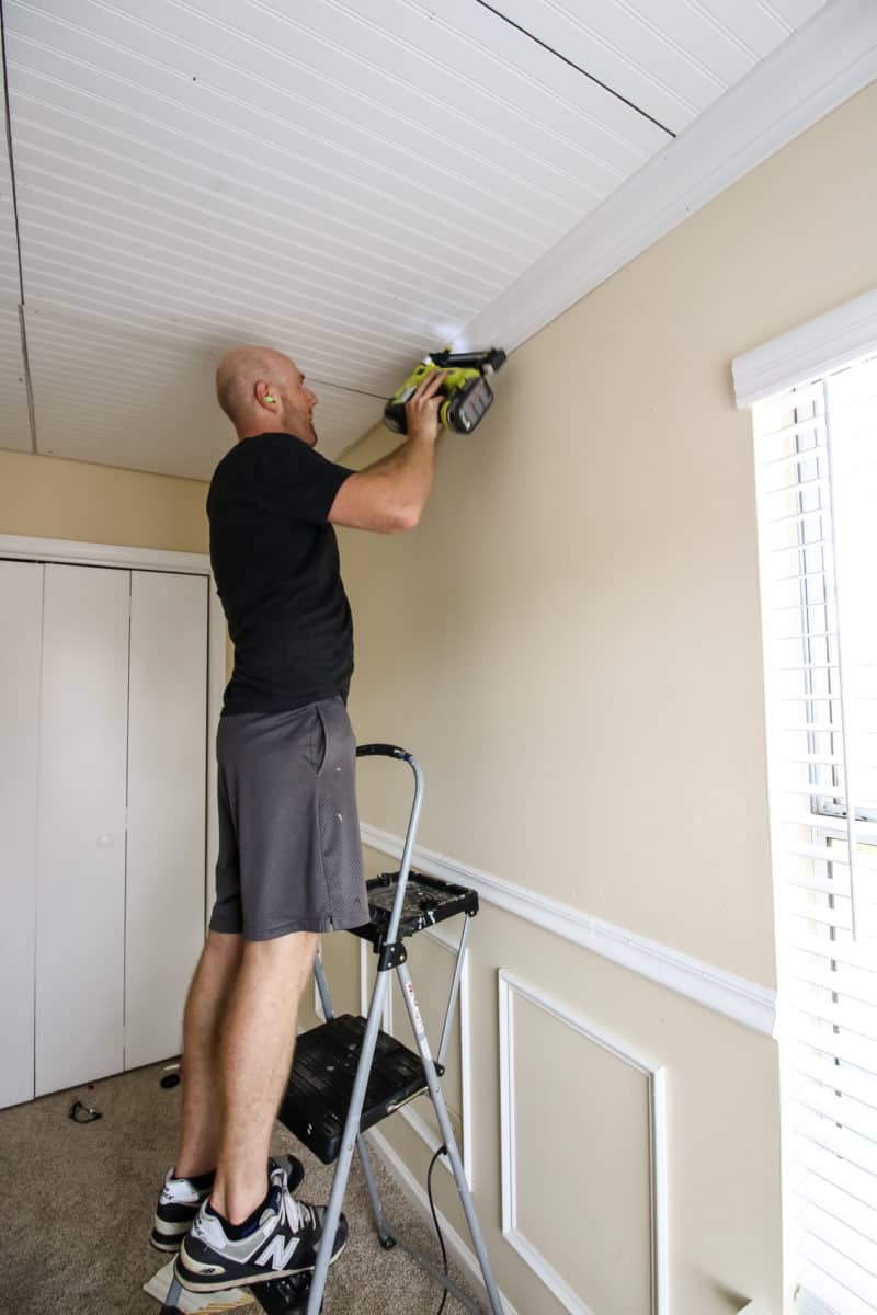 DIY Coffered Ceiling