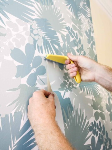 How to Hang Peel & Stick Wallpaper via Charleston Crafted