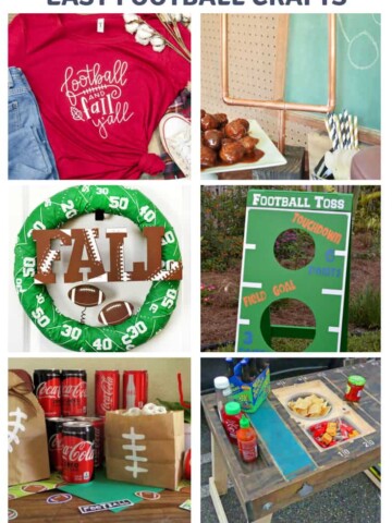 Football Crafts from my favorite bloggers