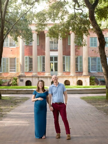 Maternity Photos College of Charleston