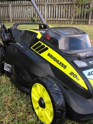 RYOBI 40v Mower Review - Charleston Crafted